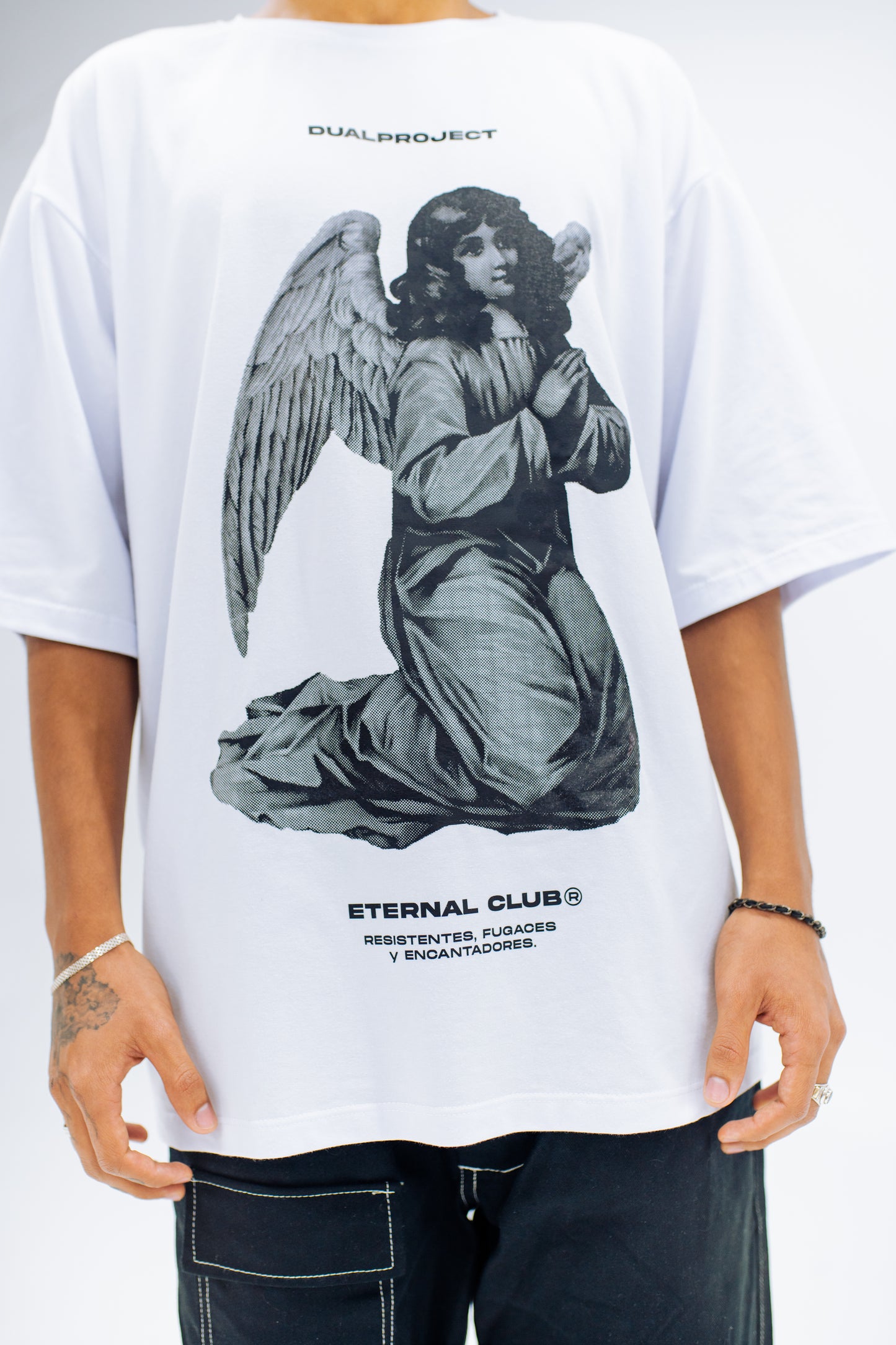 Camiseta prayer blanca