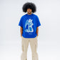 Camiseta prayer azul